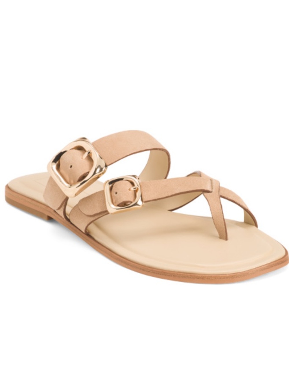DOLCE VITA Suede Two Buckle Sandals